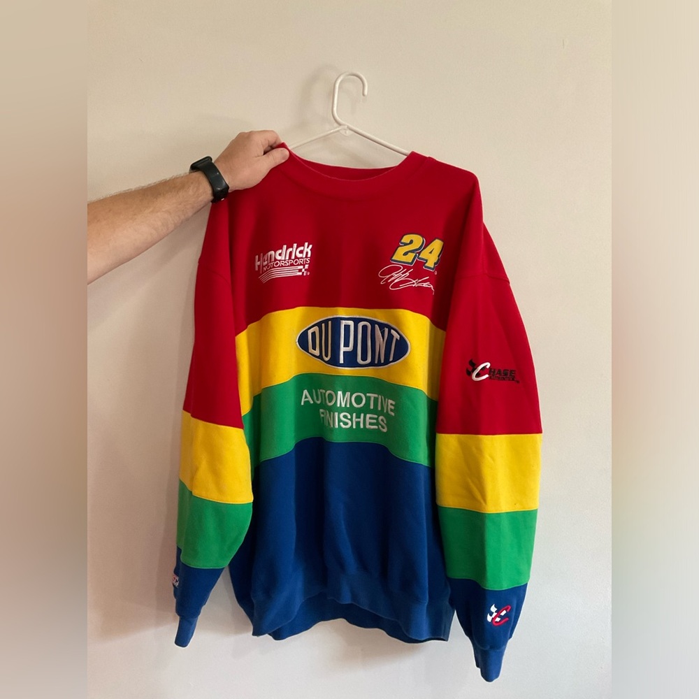 Jeff Gordon Dupoint Rainbow Warrior Sweatshirt